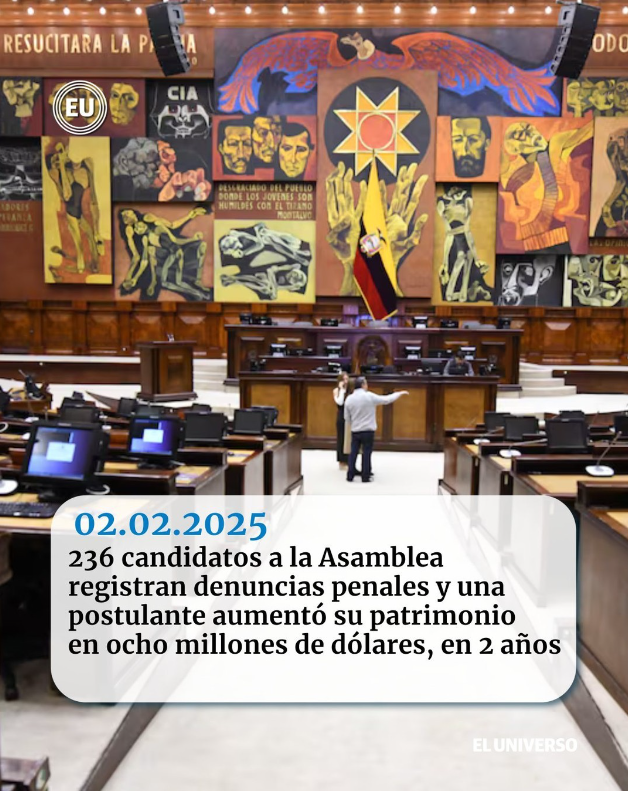 LeninValois's tweet photo. Que tristeza e indignación que todos los partidos políticos estén involucrados en algún tipo de delito. La pregunta es... ¿Quién lo está menos?
@eluniversocom https://t.co/G0Et4Hc0xf 
#VotoInformadoEc #EleccionesEcuador2025 #Asamblea2025 https://t.co/gjoRqiG5ea