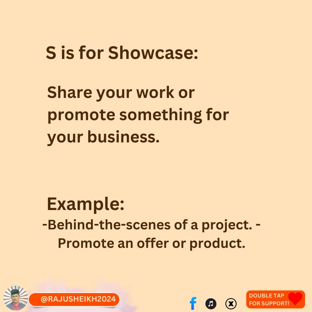 Rajusheikh2024's tweet photo. Struggling to keep your Stories fresh and engaging?
Comment PLAN to get my free planning worksheet for this strategy!
Follow @rajusheikh.2024
#contentideas #socialmediatips #contentstrategytips #personalbrand #businesscontent #instagramtipsforbusiness #Rajusheikh #rajusheikh2024 https://t.co/fvQYgyNgxq