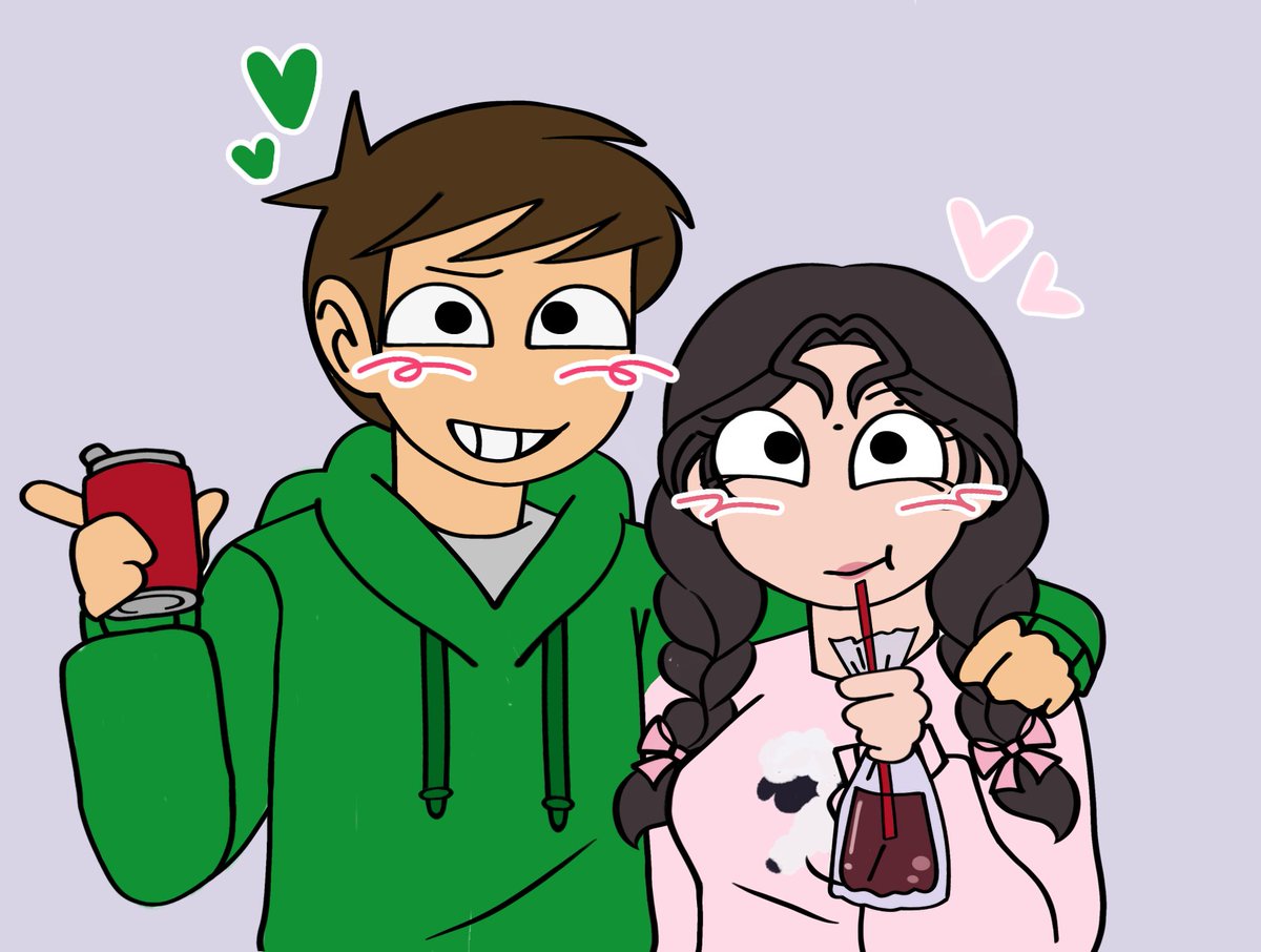 just_icedmocha's tweet photo. Repost!! but check out my awesome yumeship guys 😎 their ship name is #vanillacola 💚🩷
#eddsworld #ewfanart #ewedd
#eddswordoc #ewoc https://t.co/enOZPwgzkF