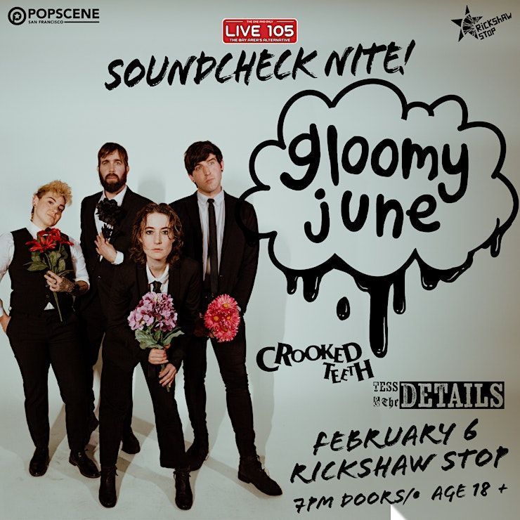 LIVE 105’s SOUNDCHECK (@soundcheckspins) on Twitter photo Now Playing: "One Week Off" by LOCALS @CrookedTeethCA
They're playing the LOCALS ONLY edition of @PopscenSF's SOUNDCHECK nite <a href="/rickshawstopsf/">Rickshaw Stop</a> 2/6!
🎫: buff.ly/4g2Qcjm
#NP on <a href="/live105fm/">LIVE 105</a>’s SOUNDCHECK with DJ <a href="/AaronAxelsen/">aaron axelsen 🪩</a> Now Playing: "One Week Off" by LOCALS @CrookedTeethCA
They're playing the LOCALS ONLY edition of @PopscenSF's SOUNDCHECK nite <a href="/rickshawstopsf/">Rickshaw Stop</a> 2/6!
🎫: buff.ly/4g2Qcjm
#NP on <a href="/live105fm/">LIVE 105</a>’s SOUNDCHECK with DJ <a href="/AaronAxelsen/">aaron axelsen 🪩</a>