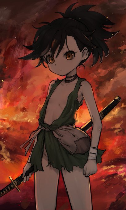 どろろをちょっと塗り込みました
#どろろ
#DORORO
#SENKA 