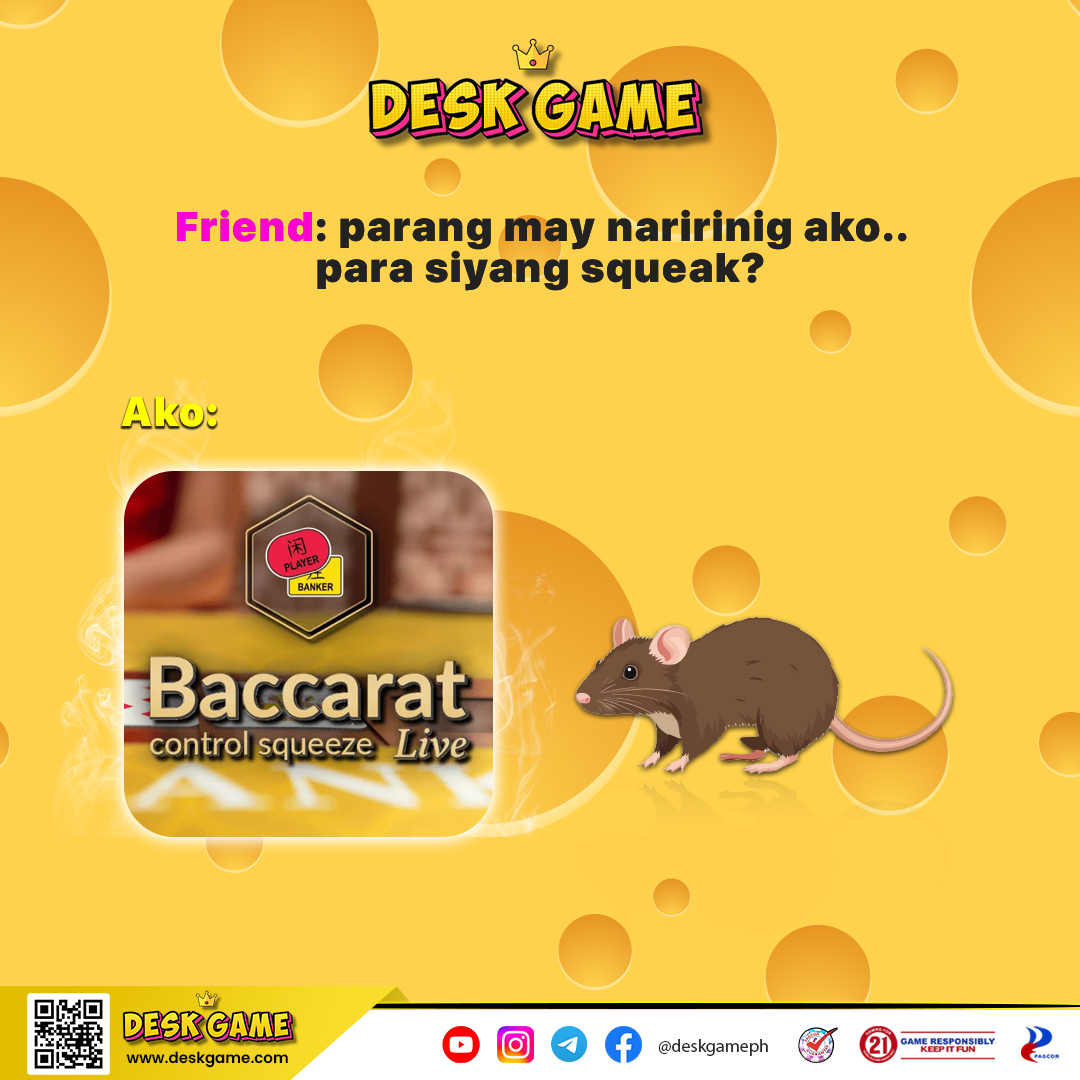 deskgameph's tweet photo. Baka nga…

Find us at https://t.co/yRbKrEosQw!

and check out Desk Game's socials: https://t.co/rj6LywIGKG

#OnlineCasino #DeskGame #WinBig #CasinoVibes #LuckyDay #PlayToWin #GamingCommunity #FunAndRewards https://t.co/fu3Ef4mSjj