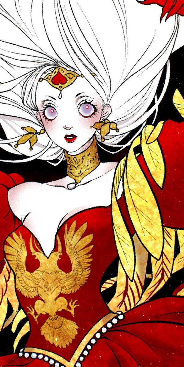 KingOfRedDragon's tweet photo. A crop of the Golden Eagle, for El’s new outfit on #FEH #FE3H https://t.co/UhnsJnyQNJ