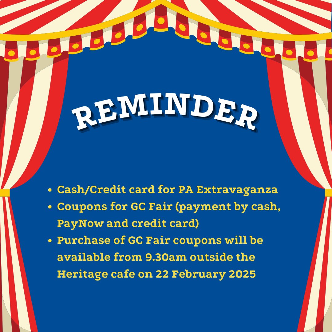 Get ready for an unforgettable day at the #UWCSEA Dover Community Fair! Join us on Saturday, 22 February 2025, from 10am–3.30pm!

More details: bit.ly/community-fair…