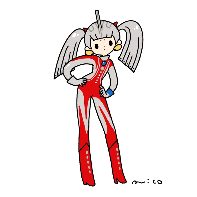 Mother of Ultra#ツインテールの日#fanart 