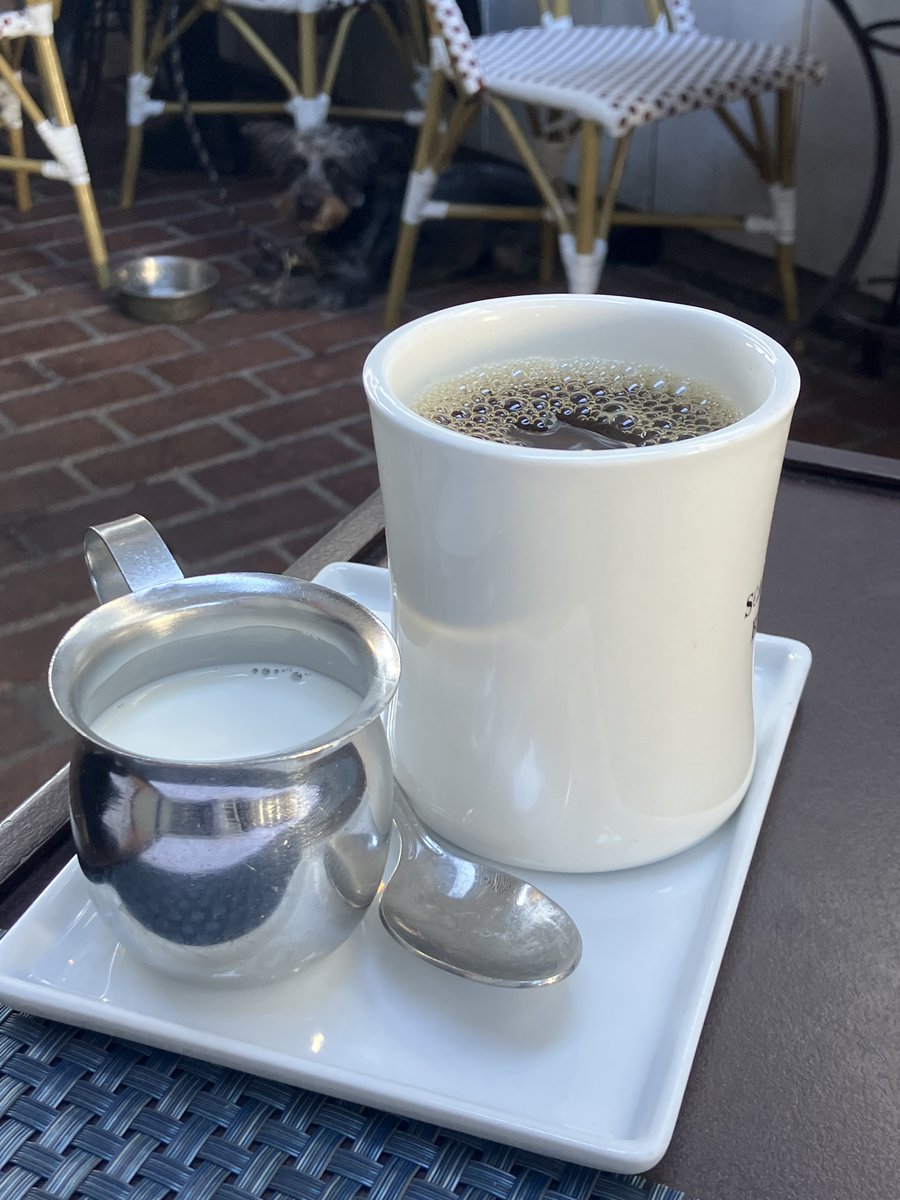 jzikah's tweet photo. @TundraPlayTime Have some Dutch Coffee.
Americano with cream on the side. 
#WeLoveTheDutch 
#DutchCoffee https://t.co/4NOcF8NKIc
