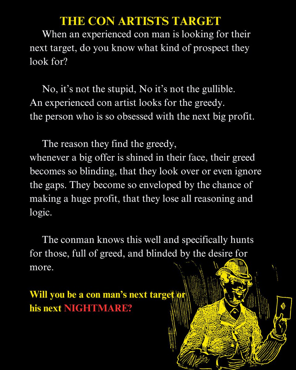 ASCENDANTLEGION's tweet photo. The con artists target https://t.co/CIAtKPoCbU