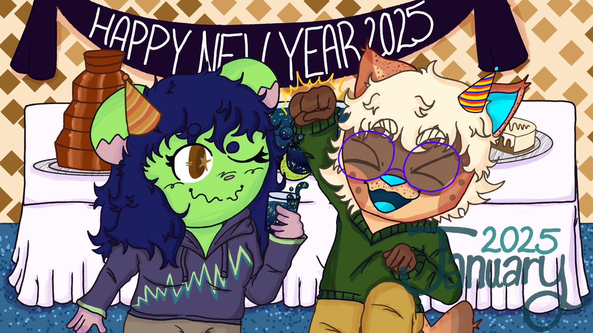 Trying to do an illustration every month in a sort of calendar-type  format. I'm two days late in finishing this but I'm hoping to stick to  it to see if my art improves!!

  #art #myart #oc #originalcharacter #illustration