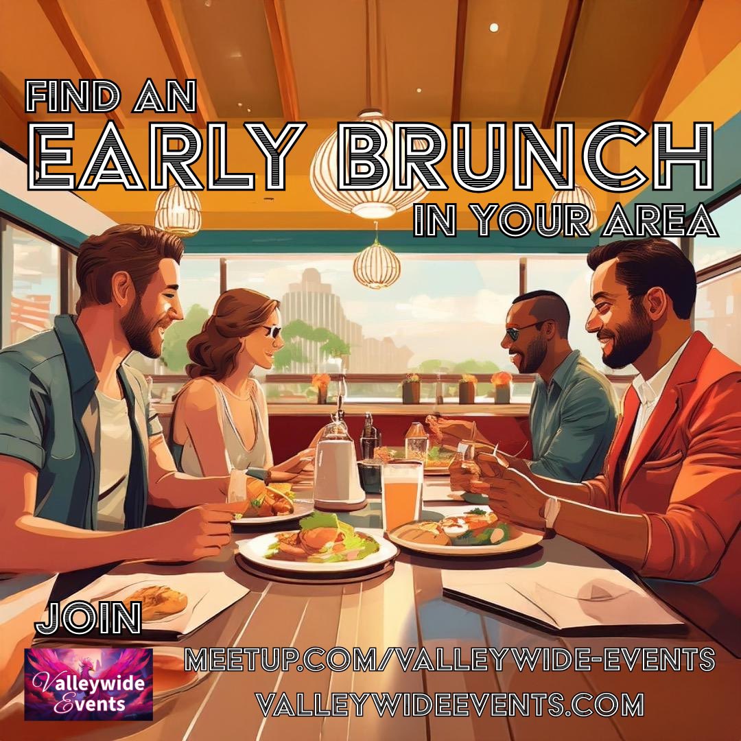 VwideEvents's tweet image. We’ve got early brunches all over The Valley. Find one in your area. Join Valleywide Events today. It’s a new year. Come meet your new best friends.
Meetup.com/Valleywide-Eve…
ValleywideEvents.com
Link also in bio.

#phoenix #socialevents #events #mesa #glendale #scottsdale