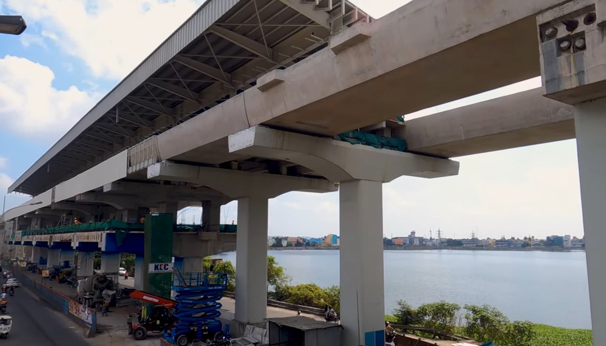 UpdatesChennai's tweet photo. Status of Poonamalle Bypass Station  which will be the first station to open as part of Chennai Metro Ph-2 project… #Chennai #Metro
P.C : City Breeze (YT) https://t.co/cumZR3UIRU