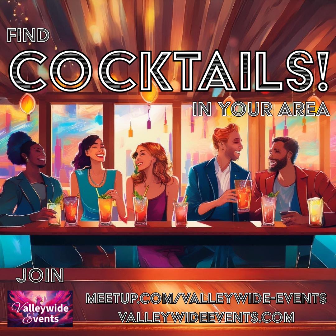 VwideEvents's tweet image. We’ve got cocktail hours all over The Valley. Find one in your area. Join Valleywide Events today. It’s a new year. Come meet your new best friends.
Meetup.com/Valleywide-Eve…
ValleywideEvents.com
Link also in bio.

#phoenix #socialevents #events #mesa #glendale #scottsdale