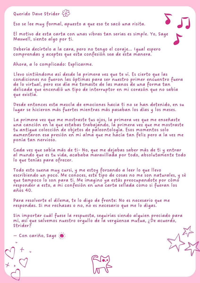 stellargossip's tweet image. : :  ❲ #dreamyyvday 💌 ❳  : :

❬ ❀ ☄️ ⊹ » Carta de una chica que no sabe de amor a un chico que tampoco sabe de amor ❭