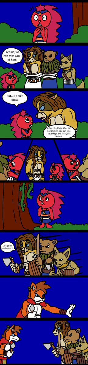 Tejada_Ameth's tweet photo. Comic collab with my deviant art friend SirinaTheHedgehog. Pages 34 35 36 37. #SonicTheHedeghog #starfox #happytreefriends #HTF #Zootopia #aggrestuko #BEASTARS #brandnewanimal #shipping https://t.co/g8uDiRuT0D