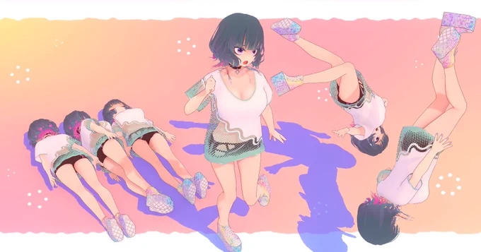 横転。 