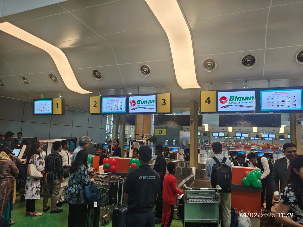 BirdGrp's tweet image. Bird Airport Services (Chennai) Pvt. Ltd. (Bird Group) is delighted to strengthen its business partnership with Biman Bangladesh Airlines, providing ground handling services for their passenger flight operations from @aaichnairport (MAA) to Dhaka on 1st Feb&apos;25.
#GroundHandling