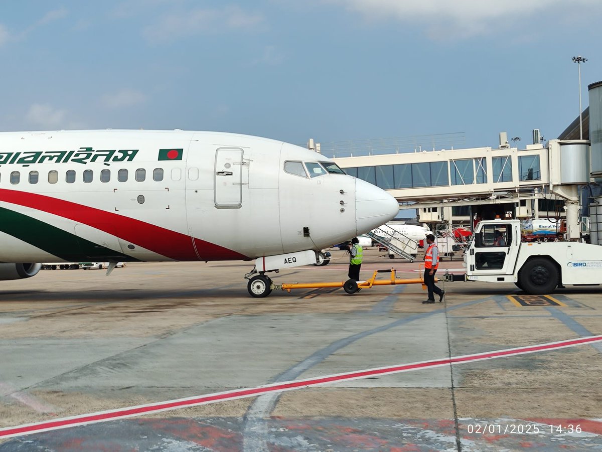 BirdGrp's tweet image. Bird Airport Services (Chennai) Pvt. Ltd. (Bird Group) is delighted to strengthen its business partnership with Biman Bangladesh Airlines, providing ground handling services for their passenger flight operations from @aaichnairport (MAA) to Dhaka on 1st Feb&apos;25.
#GroundHandling