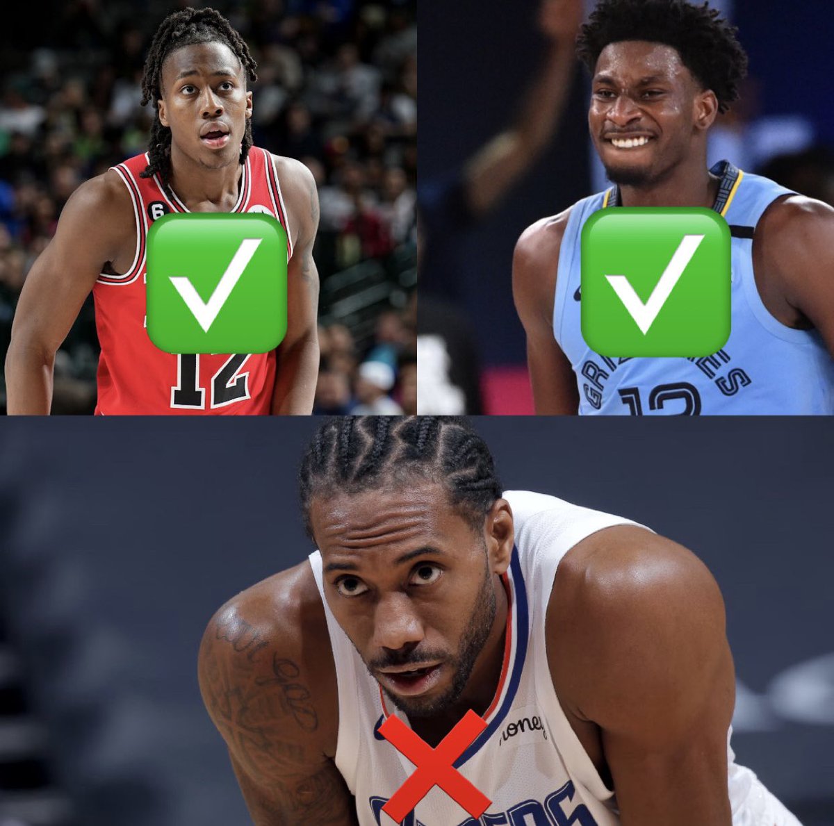 NotADocBets's tweet image. 2/2 Betting Card Recap:

Kawhi Leonard o21.5 PA ❌
Jaren Jackson u6.5 Rebs ✅
Ayo Dosunmu u22.5 PRA ✅

Kawhi sells the sweep with atrocious free throw shooting and shooting 33% from the field

#DocsLocks #NBA #PrizePicks #BettingTwitter #BettingX #sportsbets
