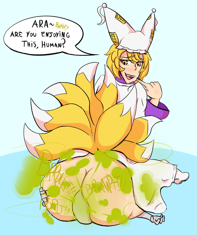 Hopippes_'s tweet photo. Fox mommy

#fart #girlfartart #nsfw #touhou https://t.co/GB0M7p0qWn