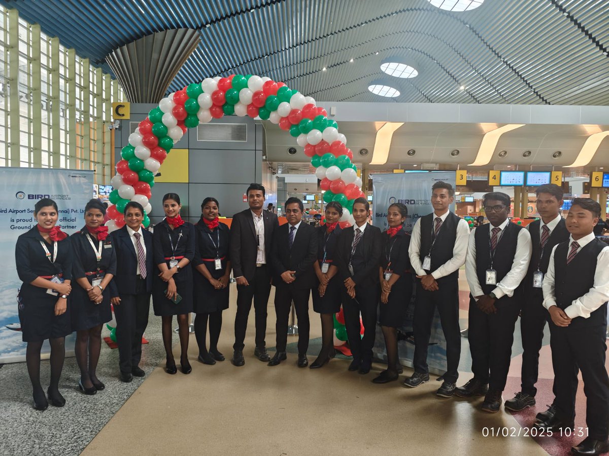 BirdGrp's tweet image. Bird Airport Services (Chennai) Pvt. Ltd. (Bird Group) is delighted to strengthen its business partnership with Biman Bangladesh Airlines, providing ground handling services for their passenger flight operations from @aaichnairport (MAA) to Dhaka on 1st Feb&apos;25.
#GroundHandling