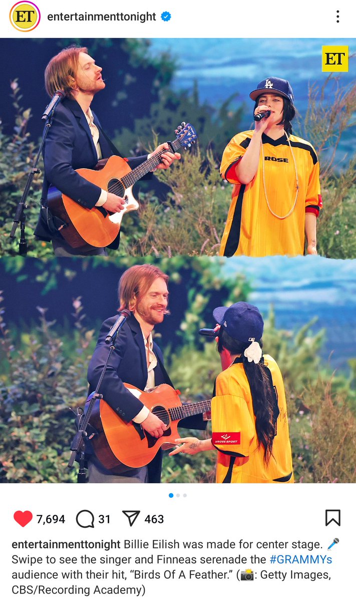 AZFilmFest's tweet photo. It was great seeing AzIFF Alumni Finneas and his sister Billie Eilish perform on
The Grammys.
2025 GRAMMYs: Billie Eilish
Honors Her Hometown Of L.A. With
"Birds Of A Feather" Performance
.
#Grammys
#BillieEilish
#Finneas
#BirdsOfAFeather
#AzIFF
#AzIFFAlumni https://t.co/rn62PmNha9