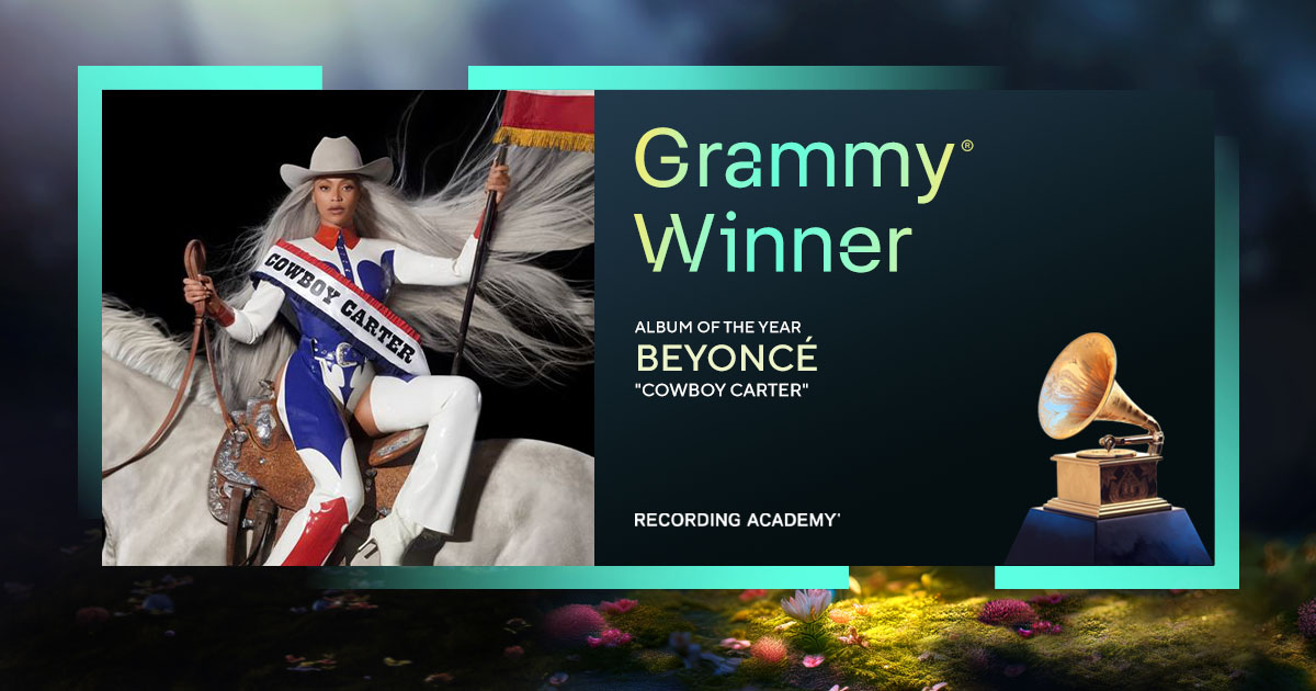 Congrats Album Of The Year winner - ‘COWBOY CARTER’ @beyonce #GRAMMYs