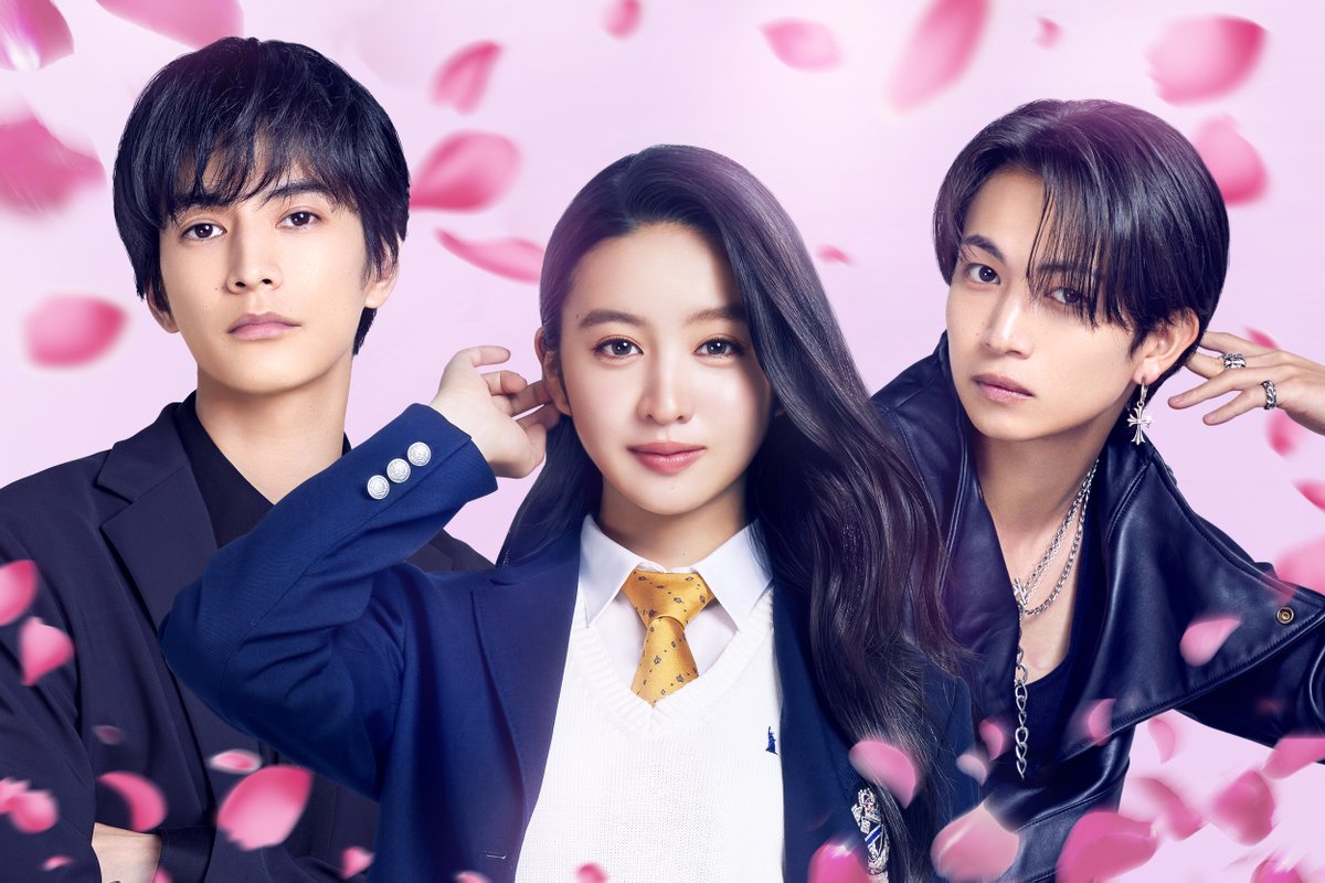 MegamiKorin_JP's tweet photo. 【業務連絡その②📣】
ファンマーク 💜💖💙 に決定.ᐟ.ᐟ

💜俊(#渡邊圭祐)と💙悠(#綱啓永)に挟まれた
　　　　　💖女神・麗奈(#Kōki,)

▷▷▷究極の〚三角関係〛!?

#女神降臨 に関する投稿や
プロフィール欄などにぜひ ५✍️

明日のお知らせが楽しみな人〜〜
💜💖💙をリプで使ってみてね🪽 https://t.co/xKEEO8dQcy