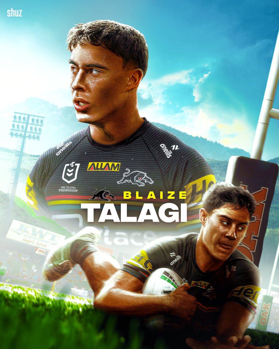 Blaize Talagi, the newest Penrith Panther. ⚡️