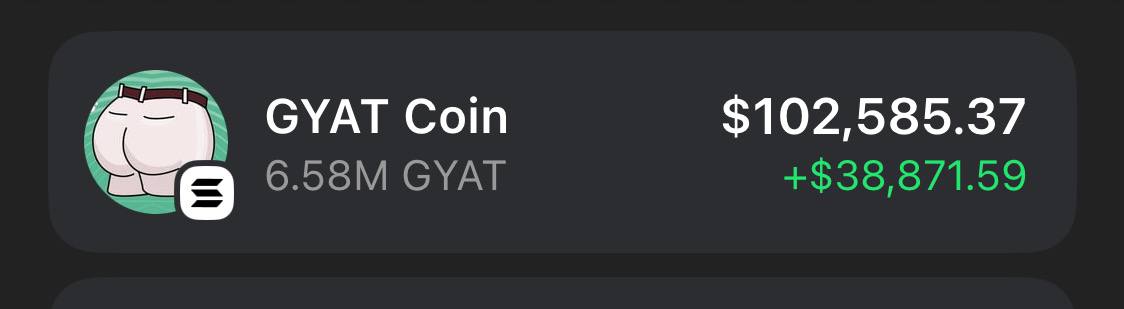 giveaway $1000 $GYAT

like rt comment (should follow)

24 hours