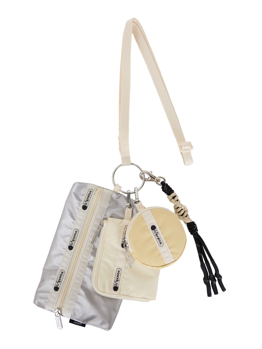 COSMETIC CLUTCH W/CHRMシルバーシャインアメリ（ポーチ