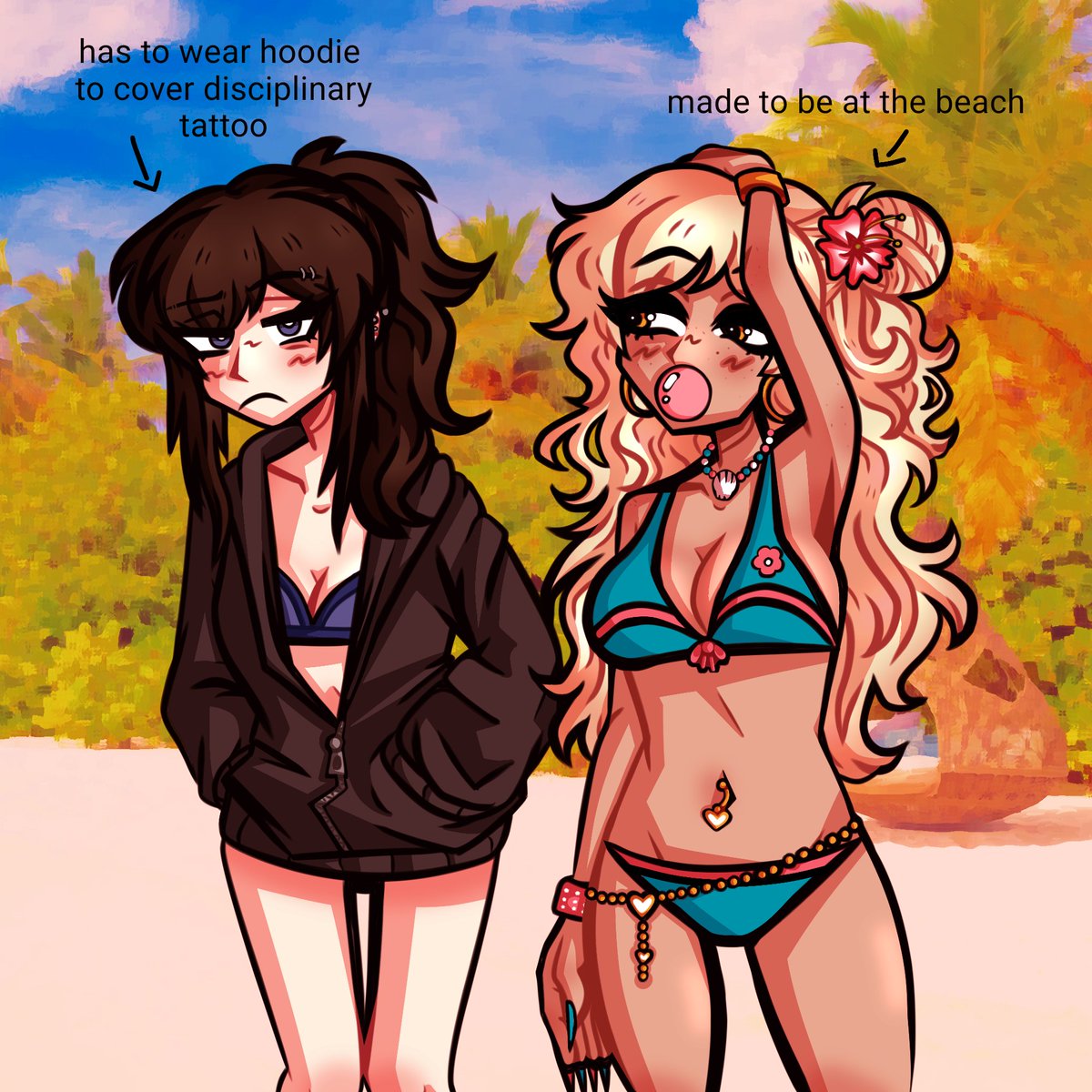 Joboqs's tweet photo. Co09 beach episode 
#classof09 #classof09fanart https://t.co/eCJoaLgZ3S