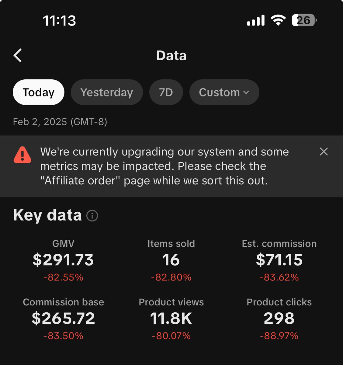 Thankful for the $1 in comms
Thankful for the $4k in comms
Thankful for the $71 in comms

What’s crazy is most of these sales came from the video that got taken down 😆 So blessed 🙏🏽😊

Will keep you lovely individuals updated!