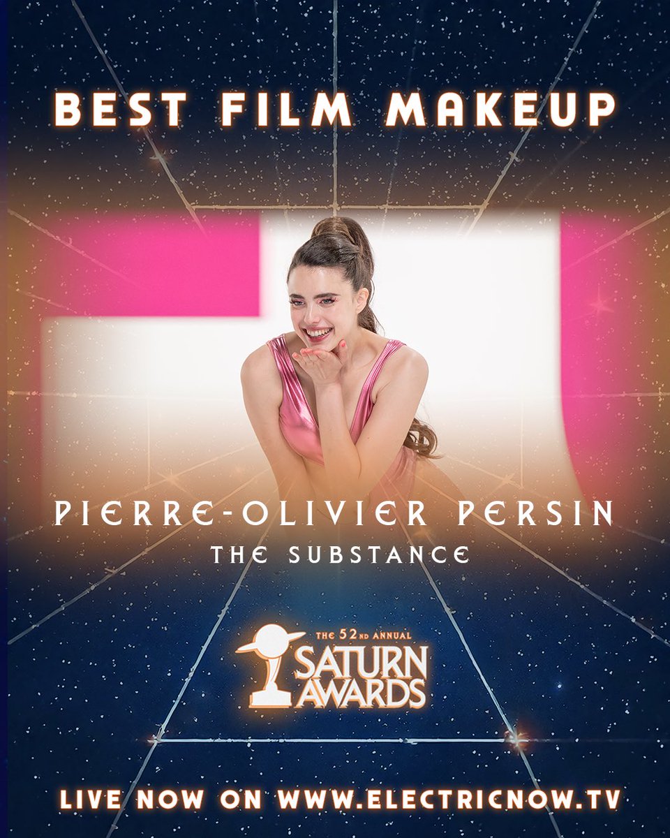 Huge congratulations to Pierre-Olivier Persin on winning Best Film Makeup for his work in #TheSubstance !