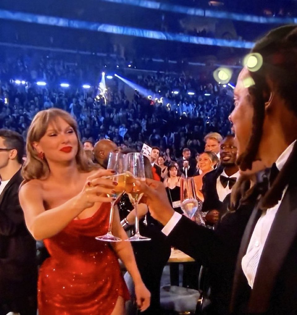 all of yall complaining and fighting over it meanwhile taylor: