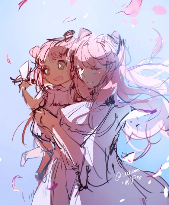 wip thumbnail sketch... i can't believe this chapter just gave me such a beautiful thing to draw...