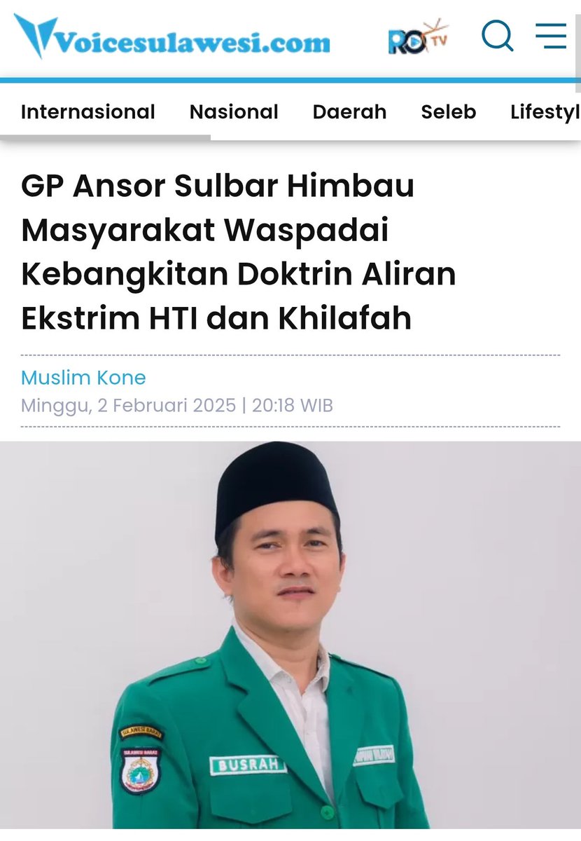 AfifFuadS's tweet photo. GP Ansor bergerak!! 

Jangan biarkan HTI seenaknya menginjak2 bangsa ini.
Lapor jenderal @ListyoSigitP https://t.co/8zd6VFe7LQ