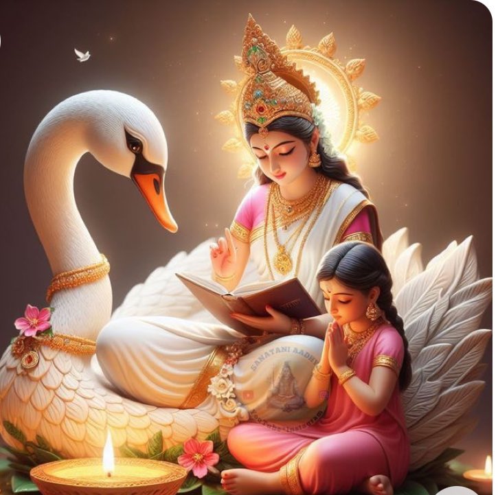 mrigankame's tweet photo. Shubho Vasant Panchami 🪷 🦢

Jai Maa Saraswati 🪕🪷🦢

#VasantPanchami #GoddessSaraswati #HappyVasantPanchami # https://t.co/BIpshCamPb