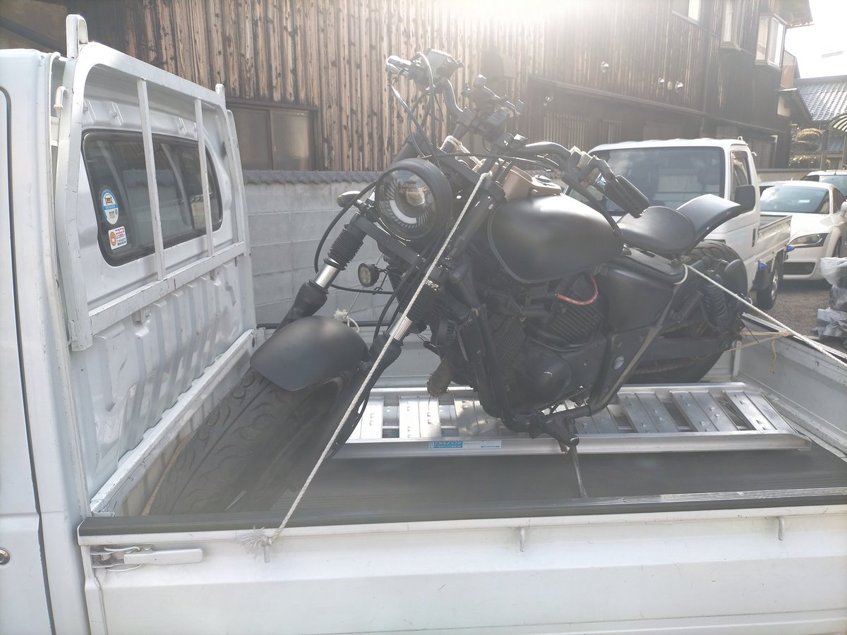 不動車のマグナ250引取ってきた！
ぼちぼち直していくよ