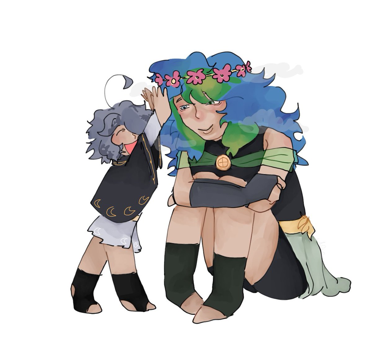 the_dumb__1's tweet image. Pangea and luna 
#Pangea #luna #solarballs #art