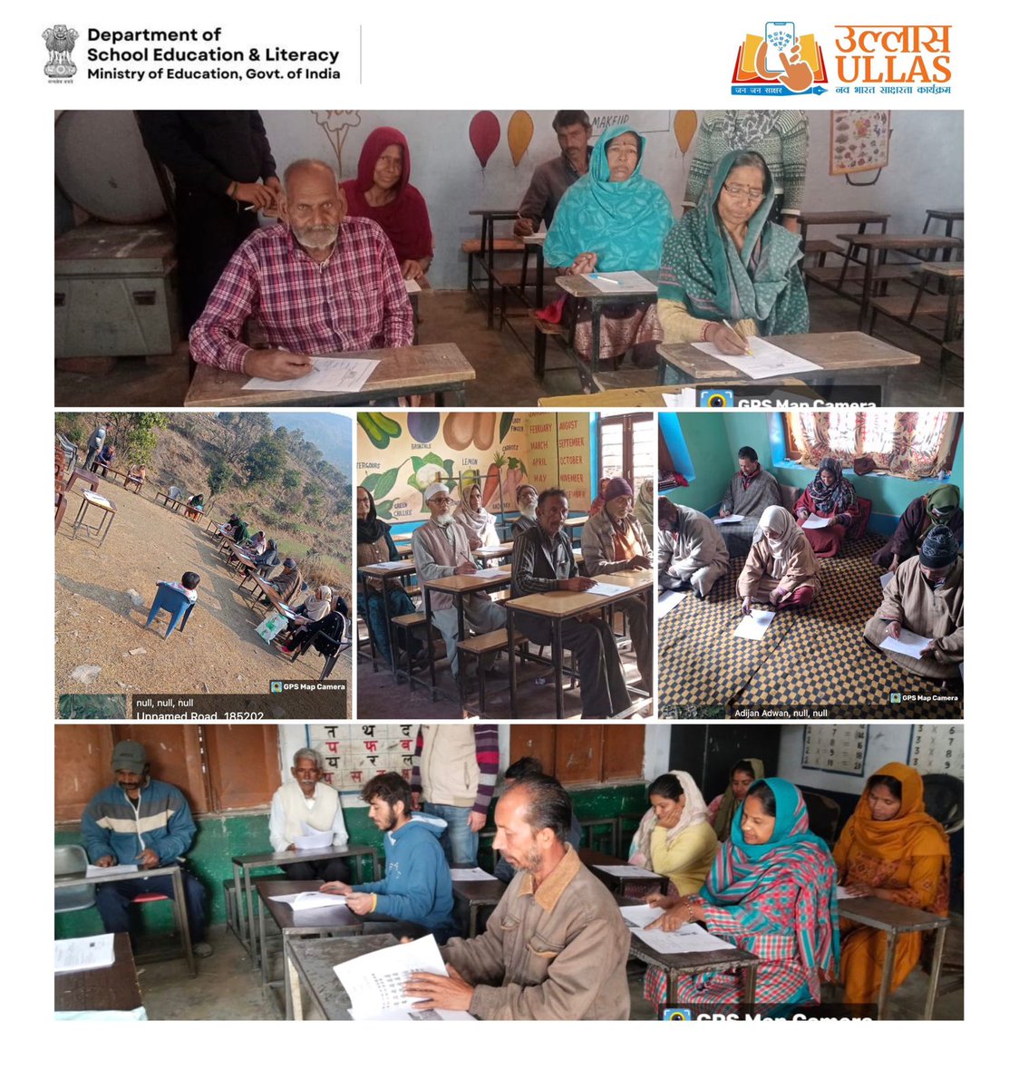 EduMinOfIndia's tweet photo. On 2nd February 2025, the Foundational Literacy and Numeracy Assessment Test (FLNAT) was successfully conducted in Jammu & Kashmir, with approximately 1,20,000 learners actively participating. 

With only a few more learners needed to achieve the target, J&K is on the verge of attaining full literacy, making a significant contribution to Bharat’s journey towards #JanJanSaakshar. Let us continue our collective efforts to build a #LiterateBharat through #ULLAS!