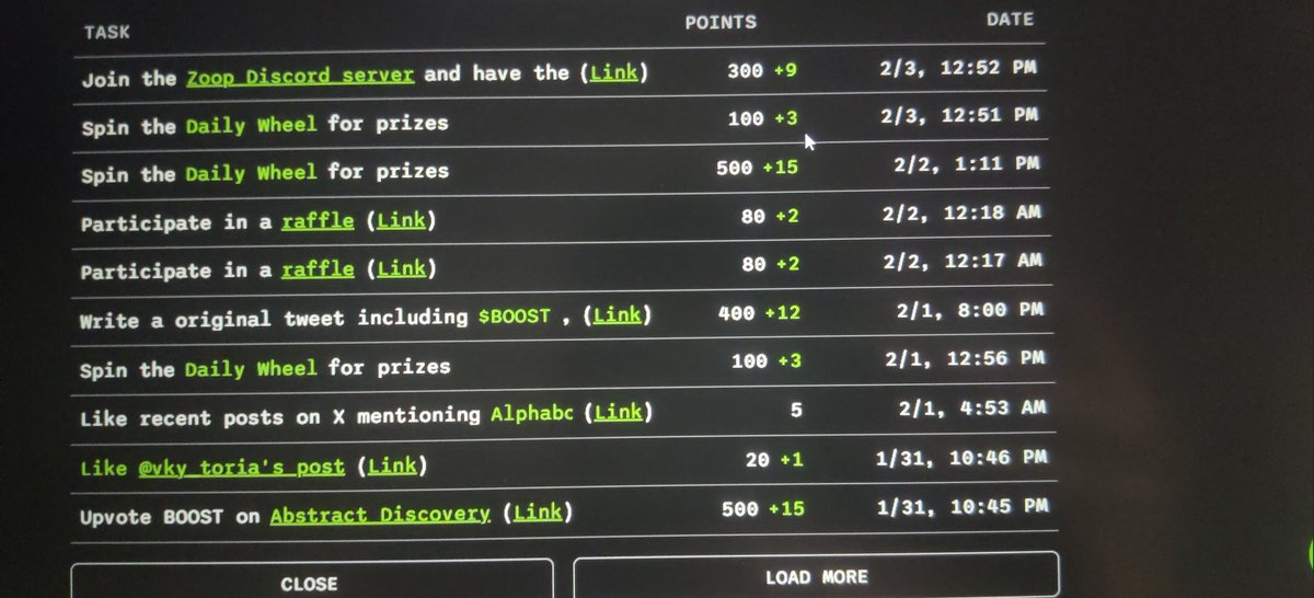 Sameerx010's tweet photo. Day 7 of reminding claim daily $BOOST on @alphabot  #ALPHABOT. https://t.co/XJo5kyJiVM