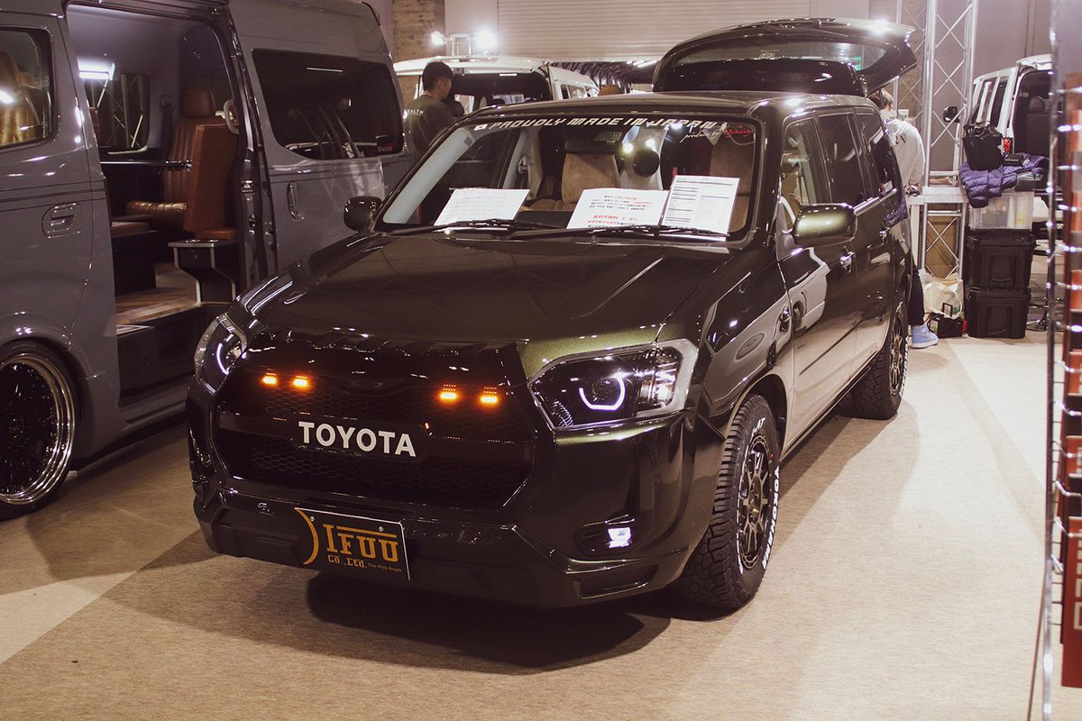 WAGO_NIST's tweet image. オートサロンで見つけたプロボックス！

IFUUさんのプロボックスです！

プロボックス＆タウンエーススタイルブックでも
登場しましたね！

実車を見ることができて、
満足されたかたも多かったのではないでしょうか？

#probox
#プロボックス
#企業公式相互フォロー