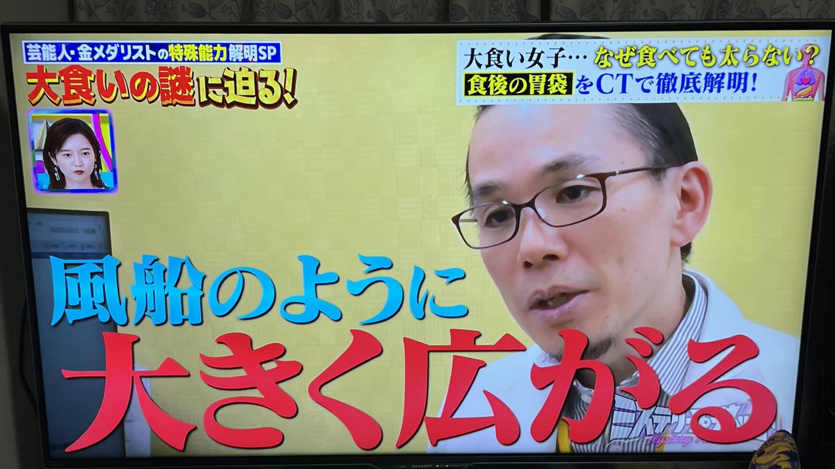 大食いの人の胃袋資料にご活用ください