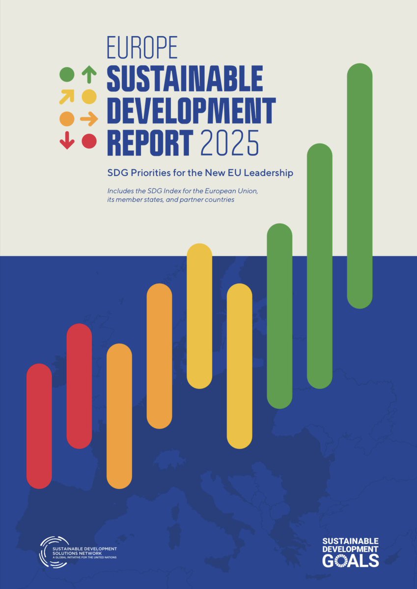 🌍 The Europe Sustainable Development Report 2025 is here! Explore Europe’s progress toward the #SDGs. #ESDR2025

💡 Learn more: tinyurl.com/5b6ups9b
📖 Read the report: tinyurl.com/4d6sucw6
🔍 Access the dashboards: eu-dashboards.sdgindex.org