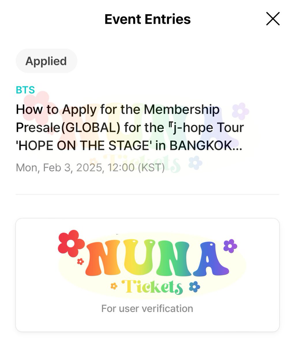 🌈นูน่ารับกดบัตร Nunatickets tweet media