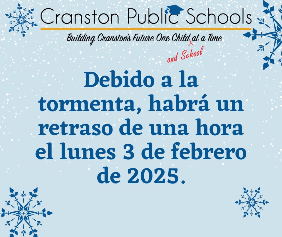 Cranston School Dept tweet media