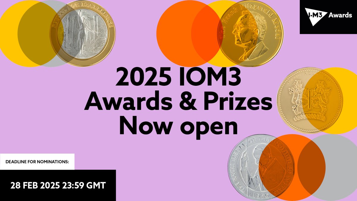 IOM3 Student & Early Career Group (@iom3_secg) on Twitter photo Silver Medal winners <a href="/matt_wadge/">Dr. Matt Wadge π¨π»βπ¬</a> & Han Zhang discuss with <a href="/IlijaRasovic/">Ilija RaΕ‘oviΔ</a> <a href="/iom3/">The Institute of Materials, Minerals & Mining</a> Awards & Prizes, why they submitted a nomination & how did it feel to win:
iom3.info/SECGpodcast
Nominations for the 2025 <a href="/IOM3Awards/">IOM3 Awards</a> close on 28 Feb at 23:59 GMT iom3.info/IOM3Awards Silver Medal winners <a href="/matt_wadge/">Dr. Matt Wadge π¨π»βπ¬</a> & Han Zhang discuss with <a href="/IlijaRasovic/">Ilija RaΕ‘oviΔ</a> <a href="/iom3/">The Institute of Materials, Minerals & Mining</a> Awards & Prizes, why they submitted a nomination & how did it feel to win:
iom3.info/SECGpodcast
Nominations for the 2025 <a href="/IOM3Awards/">IOM3 Awards</a> close on 28 Feb at 23:59 GMT iom3.info/IOM3Awards