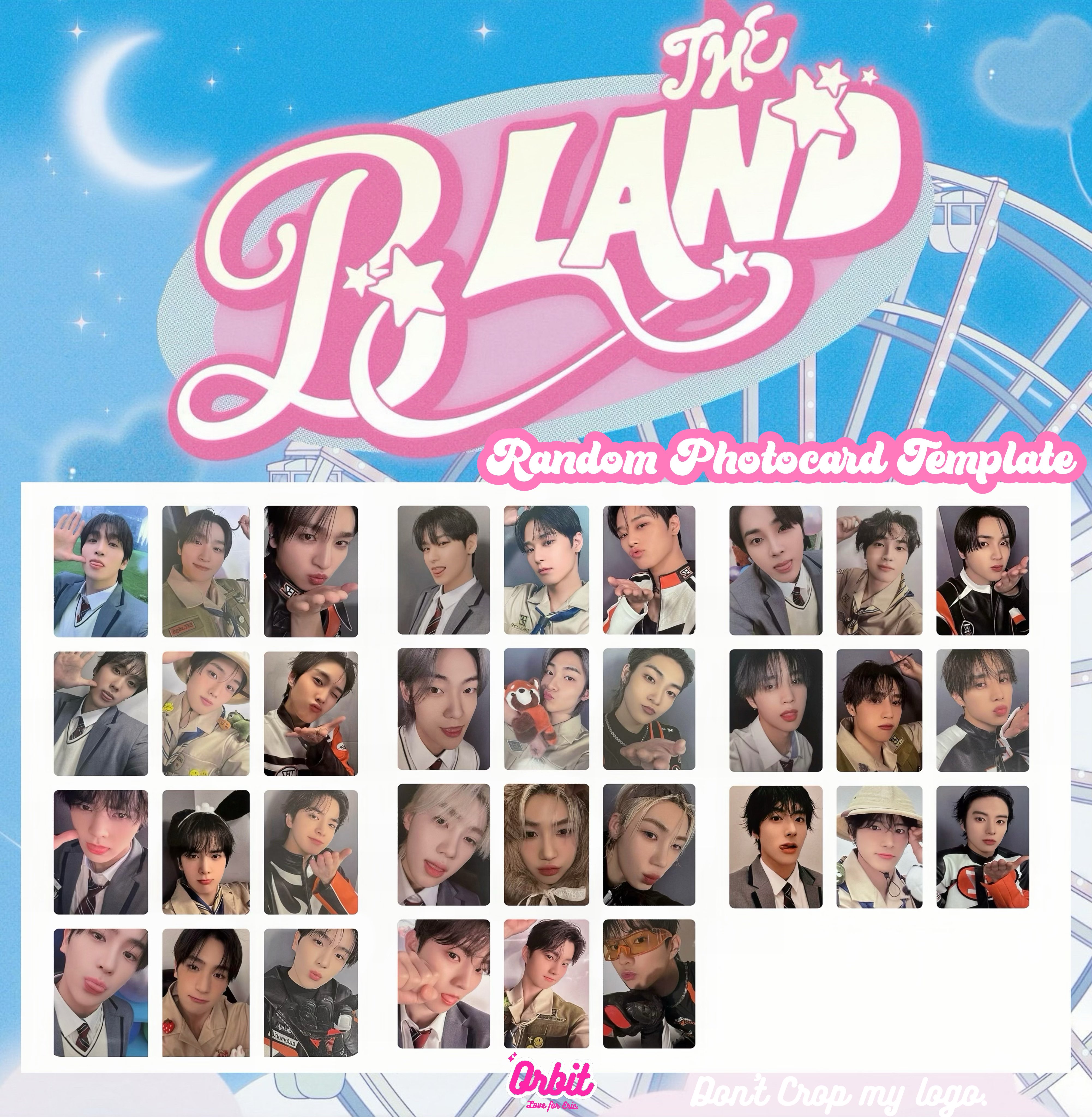 THE BOYZ - [THE B LAND] FAN-CON OFFICIAL MD POSTCARD SET
