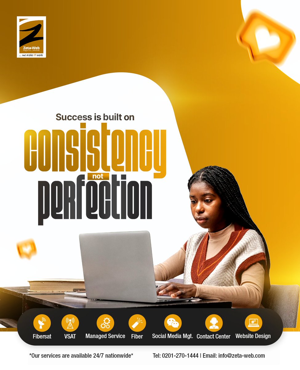 zetawebnigeria's tweet photo. Embrace this week the mindset that challenges are opportunities in disguise.
Keep pushing forward, one step at a time, success is built on consistency not perfection.
#HappyNewweek #endlesspossibilities #magic #Trustthejourney #Magicinlife #dontstopbelieving https://t.co/GReF4e4Ivn