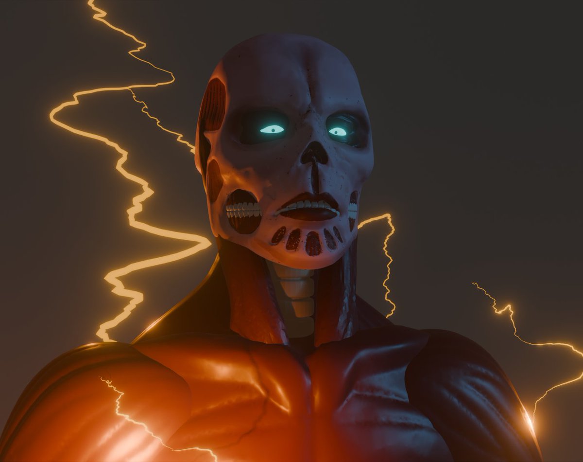 BunnyMirci's tweet photo. #AttackOnTitan #colossalTitan #3dart #blender https://t.co/7LytvDf1xm