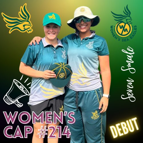 Wynnum Manly CC (@wynnummanlycc) on Twitter photo Sea Eagles Womens Cap Number 214
The weather and the draw may have delayed it a few weeks but Seren Smale became Womens Cap Number 214 for WMDCC on the weekend.
An absolute honour for our club to have a player of such stature helping us grow.
#soaring <a href="/serensmale_/">Seren Smale</a> Sea Eagles Womens Cap Number 214
The weather and the draw may have delayed it a few weeks but Seren Smale became Womens Cap Number 214 for WMDCC on the weekend.
An absolute honour for our club to have a player of such stature helping us grow.
#soaring <a href="/serensmale_/">Seren Smale</a>